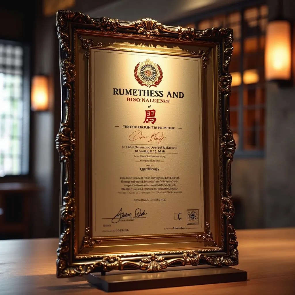 Premio a la excelencia culinaria