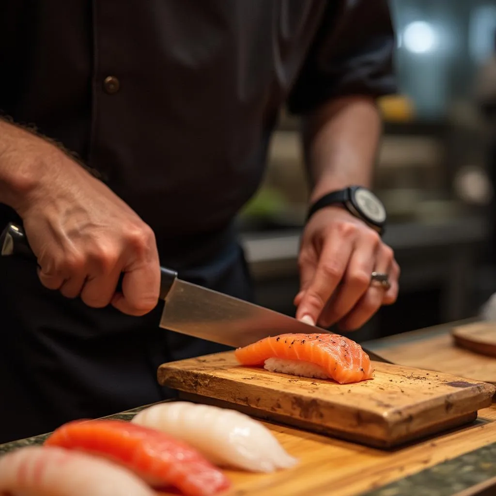 Maestro de Sushi con Experiencia