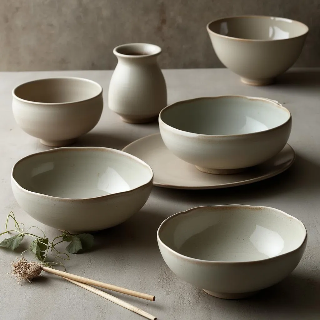 Artesanos de vajilla japonesa