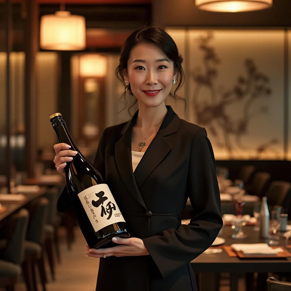 Sommelier especialista en sake y bebidas japonesas